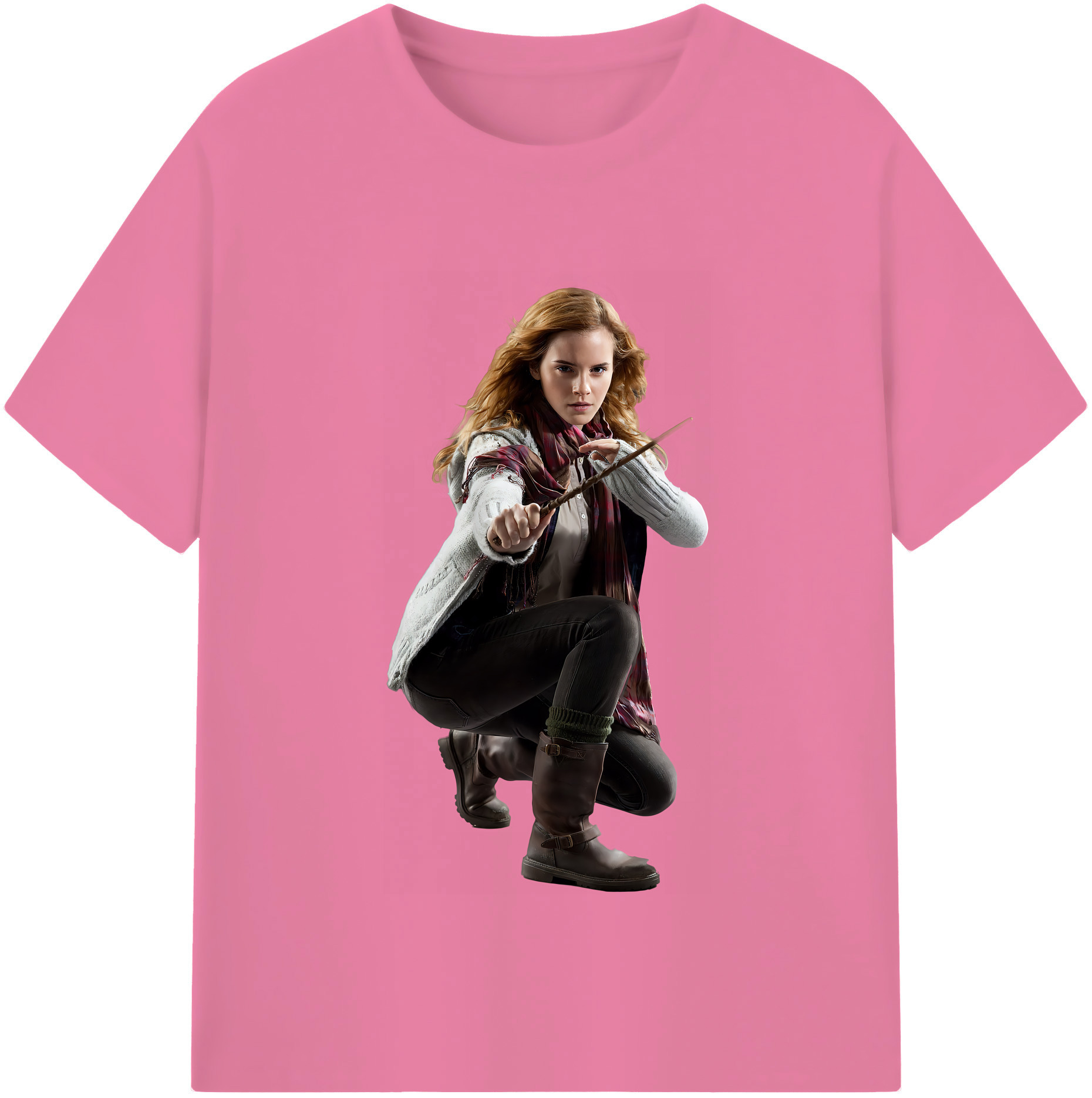 （画像用） Harry Potter ハリー・ポッターシリーズ 綿100％半袖Tシャツ（フロントプリント）